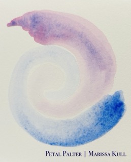 Blue and purple spiral